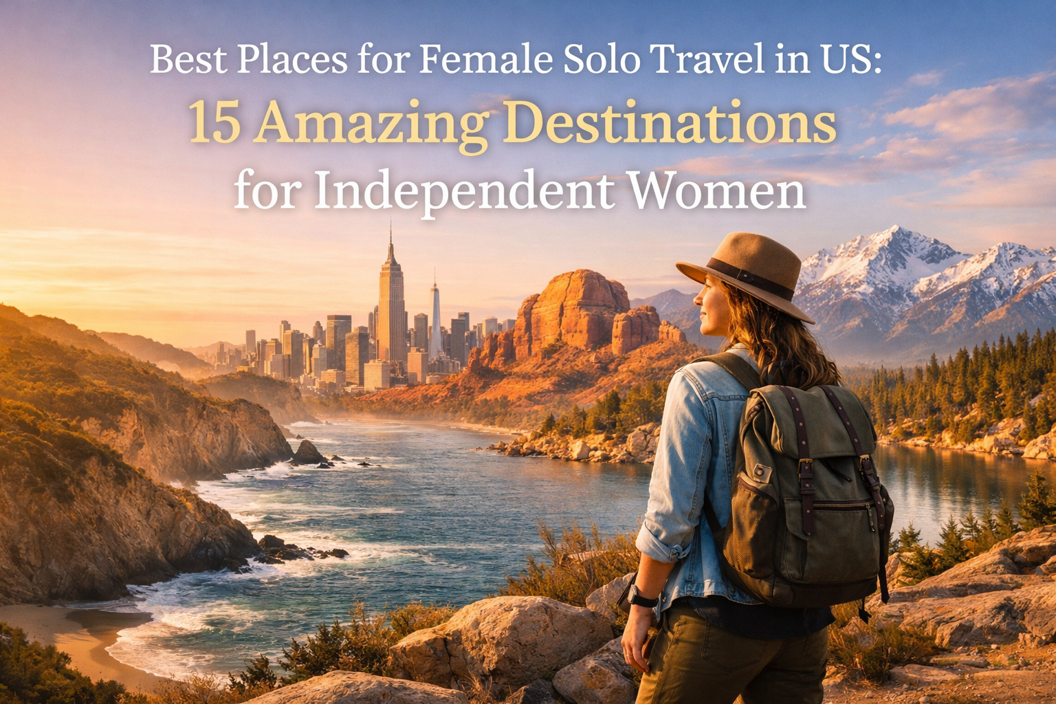 Best Places for Female Solo Travel in US: 15 Amazing Destinations for Independent Women