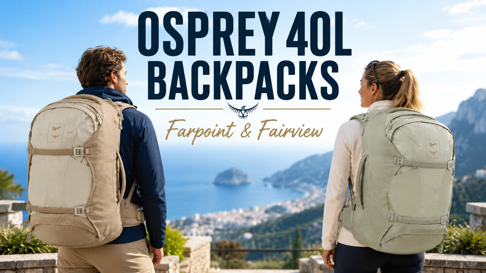 Osprey 40L backpacks